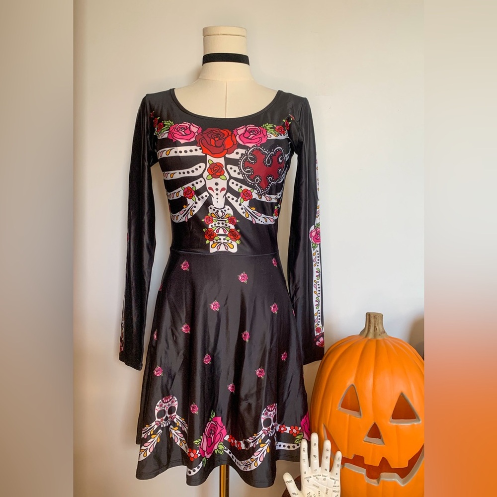 H&M La Catrina Costume Dress, size US S